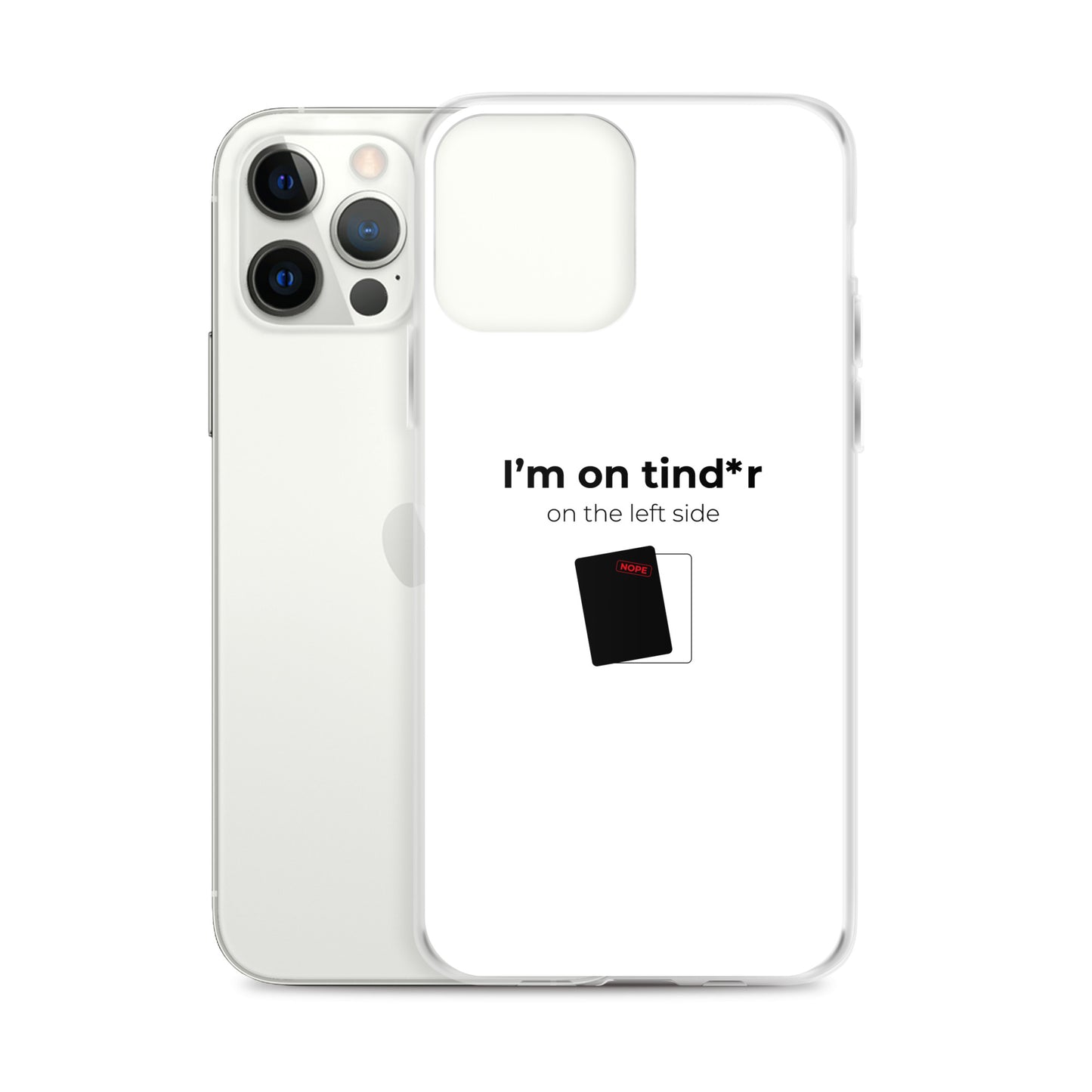 Coque iPhone I'm on tind*r on the left side - Sedurro