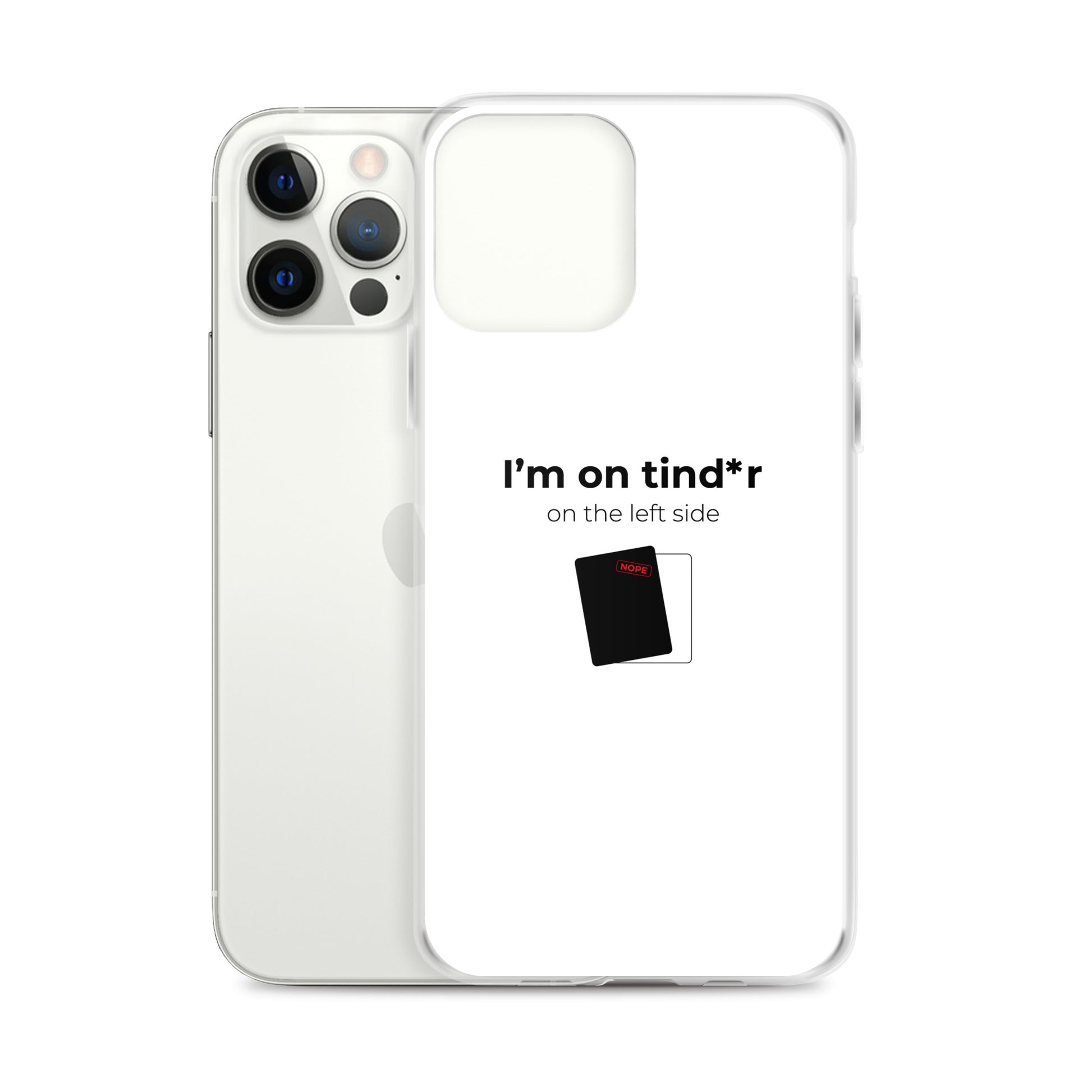 Coque iPhone I'm on tind*r on the left side - Sedurro