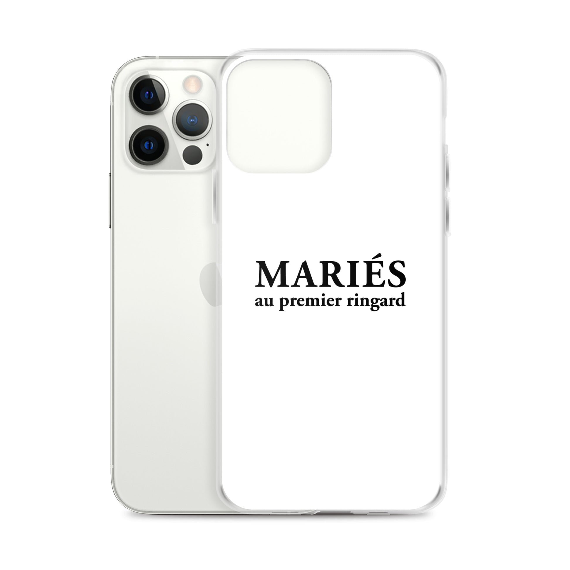 Coque iPhone Mariés au premier ringard - Sedurro