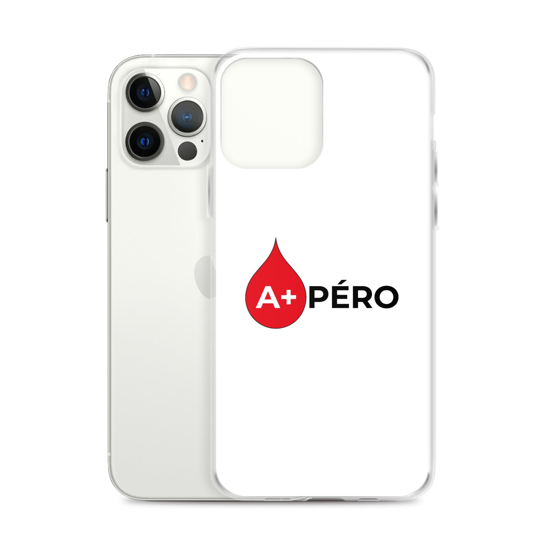 Coque iPhone Apéro groupe sanguin A+ - Sedurro