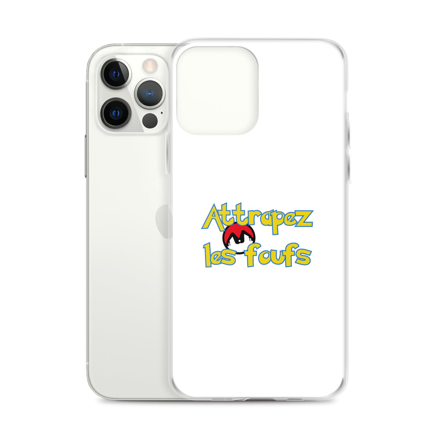 Coque iPhone Attrapez les foufs Pokeboule - Sedurro
