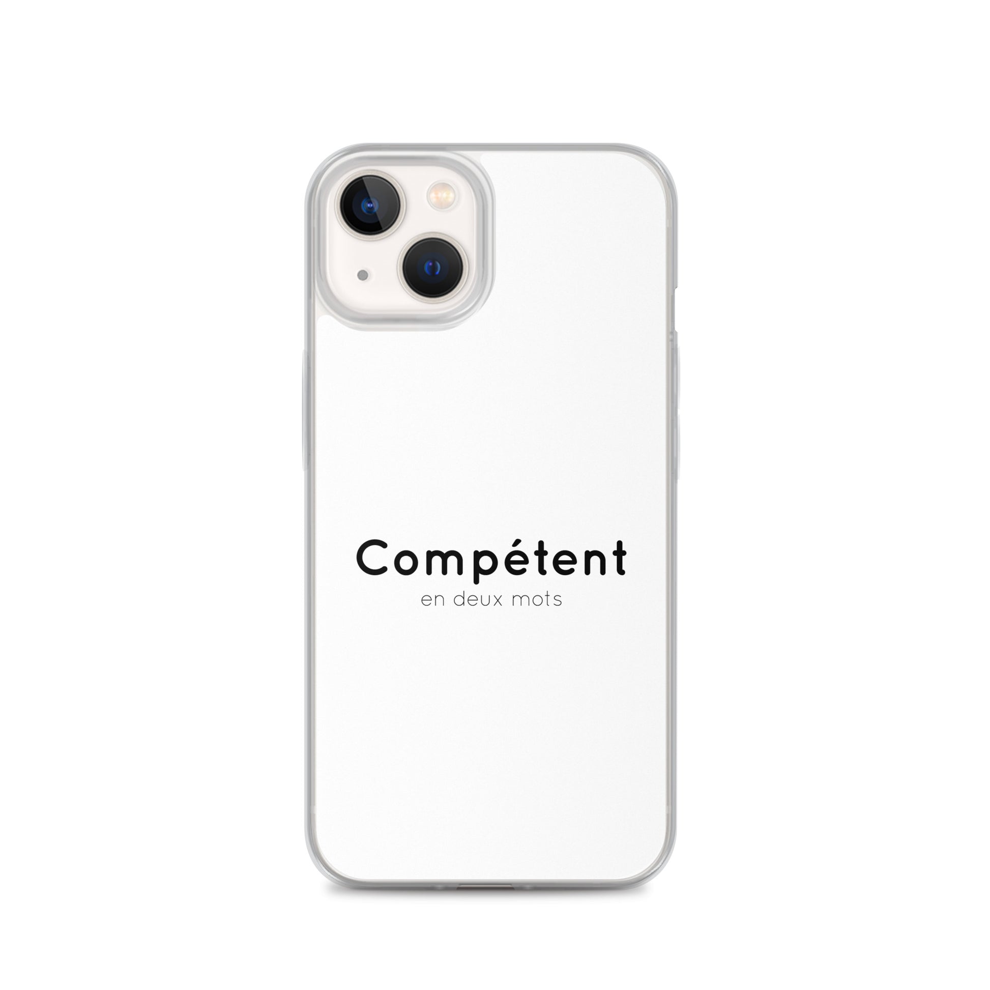 Coque iPhone Compétent en deux mots - Sedurro