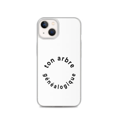 Coque iPhone Ton arbre généalogique en forme de cercle iPhone 13 - Sedurro