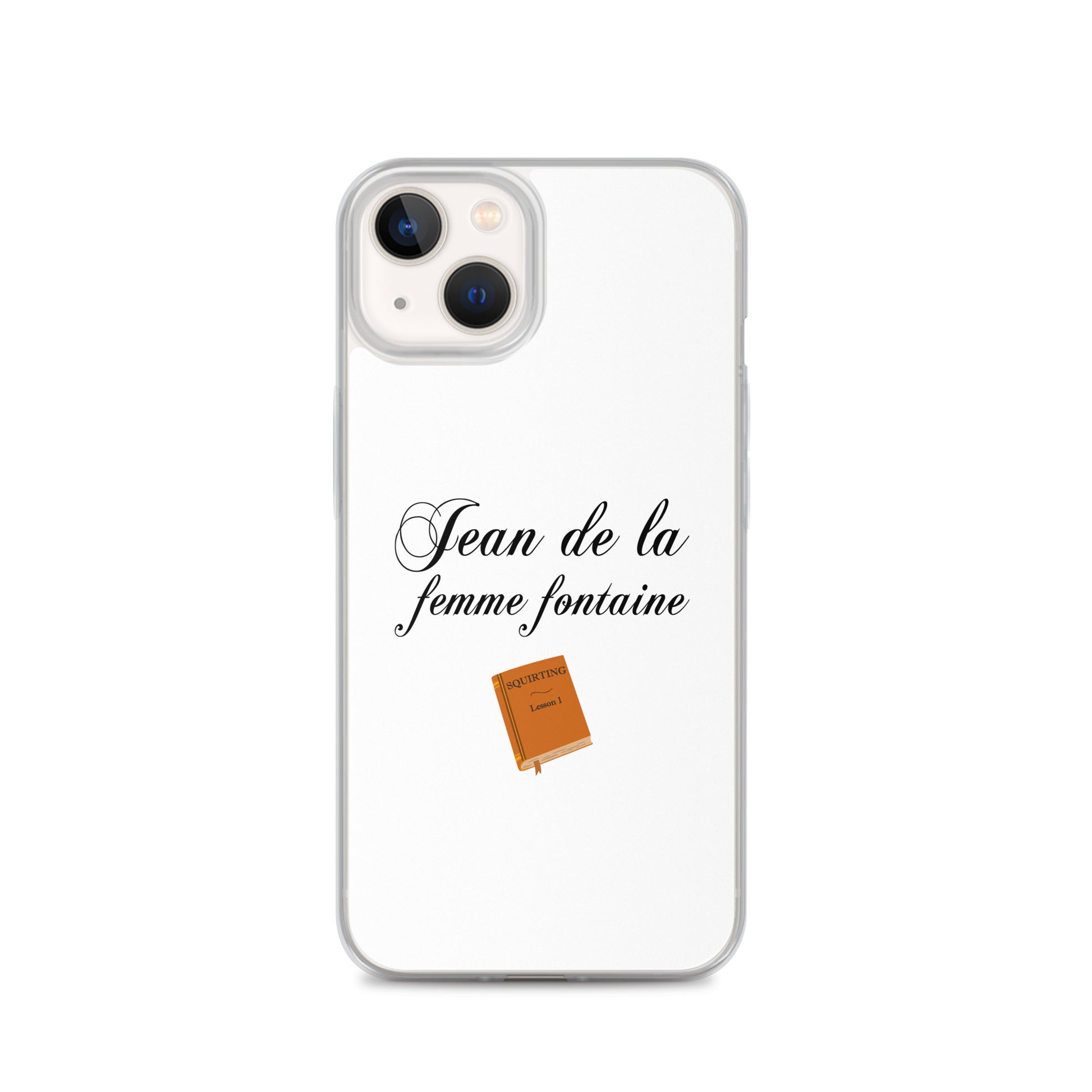 Coque iPhone Jean de la femme fontaine iPhone 13 - Sedurro