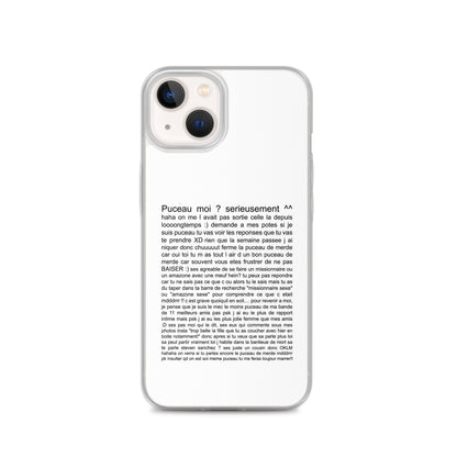 Coque iPhone Puceau moi on me l'avait pas sorti depuis longtemps iPhone 13 - Sedurro