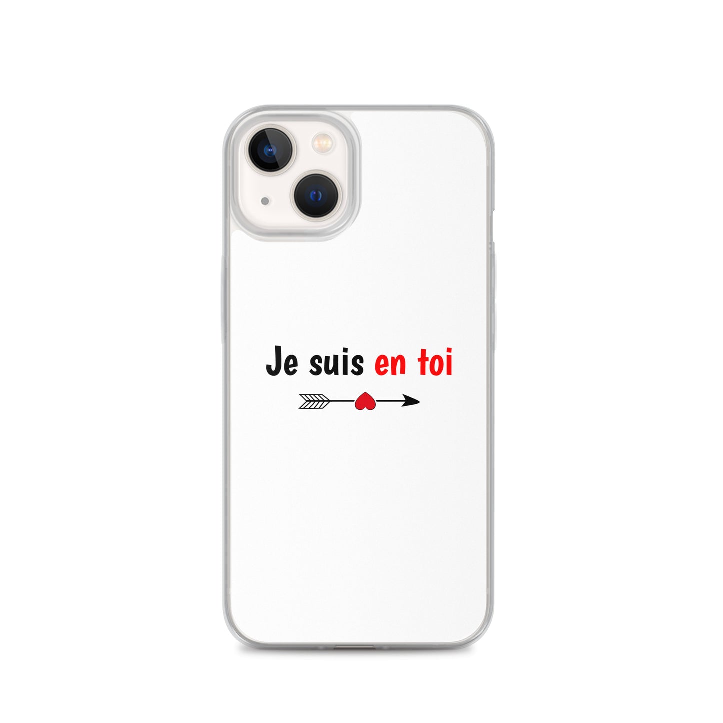 Coque iPhone Je suis en toi flèche cupidon iPhone 13 - Sedurro