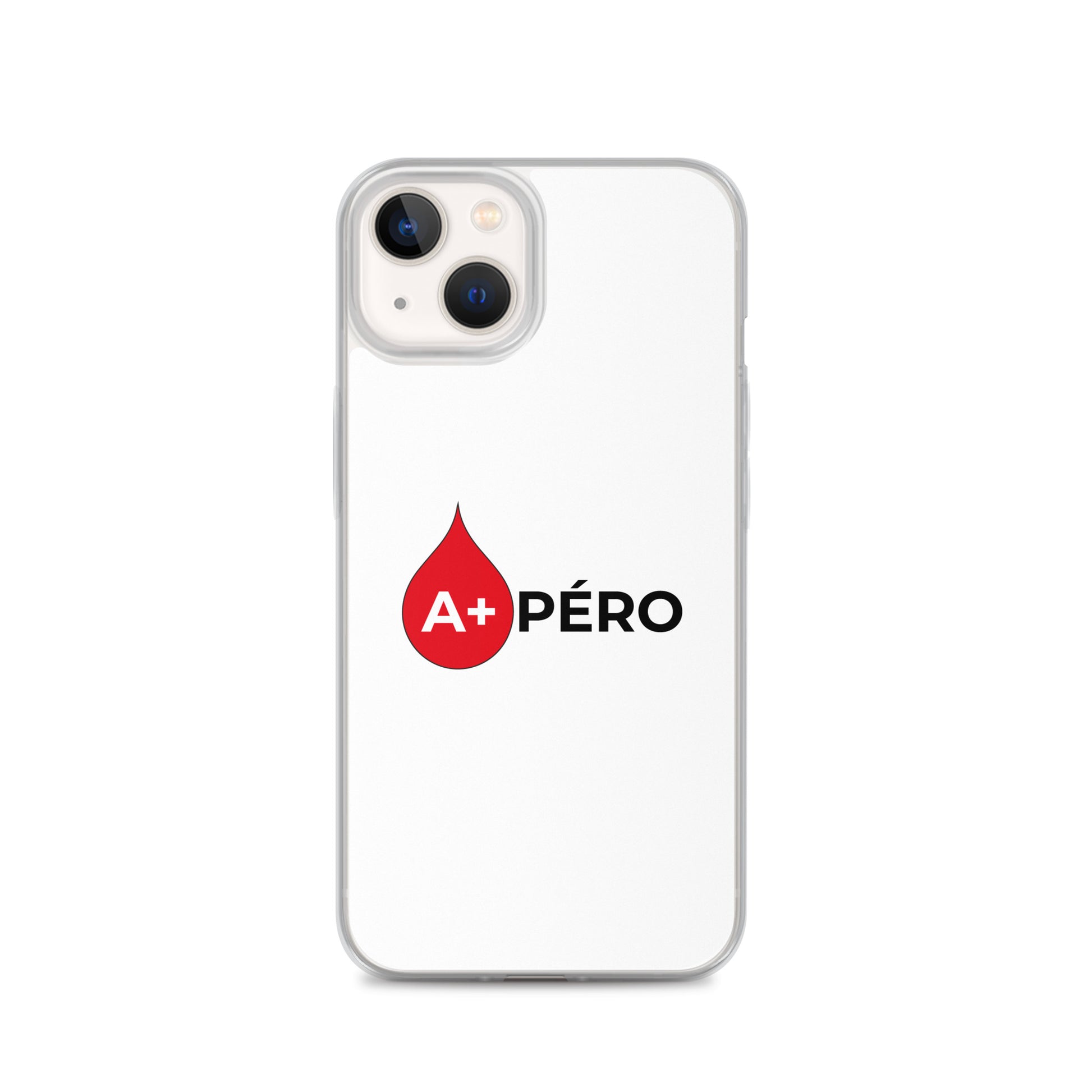 Coque iPhone Apéro groupe sanguin A+ iPhone 13 - Sedurro