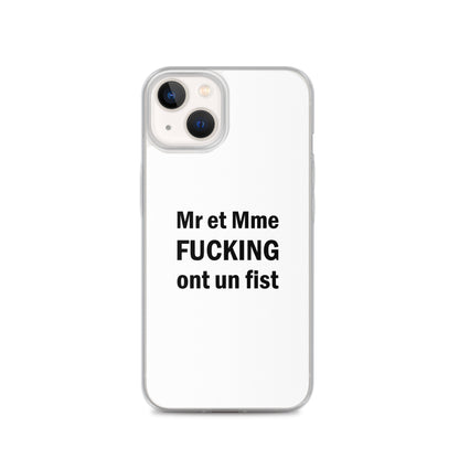 Coque iPhone Mr et Mme Fucking ont un fist - Sedurro