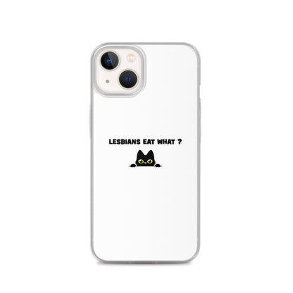 Coque iPhone Cat Lesbians eat what - Sedurro