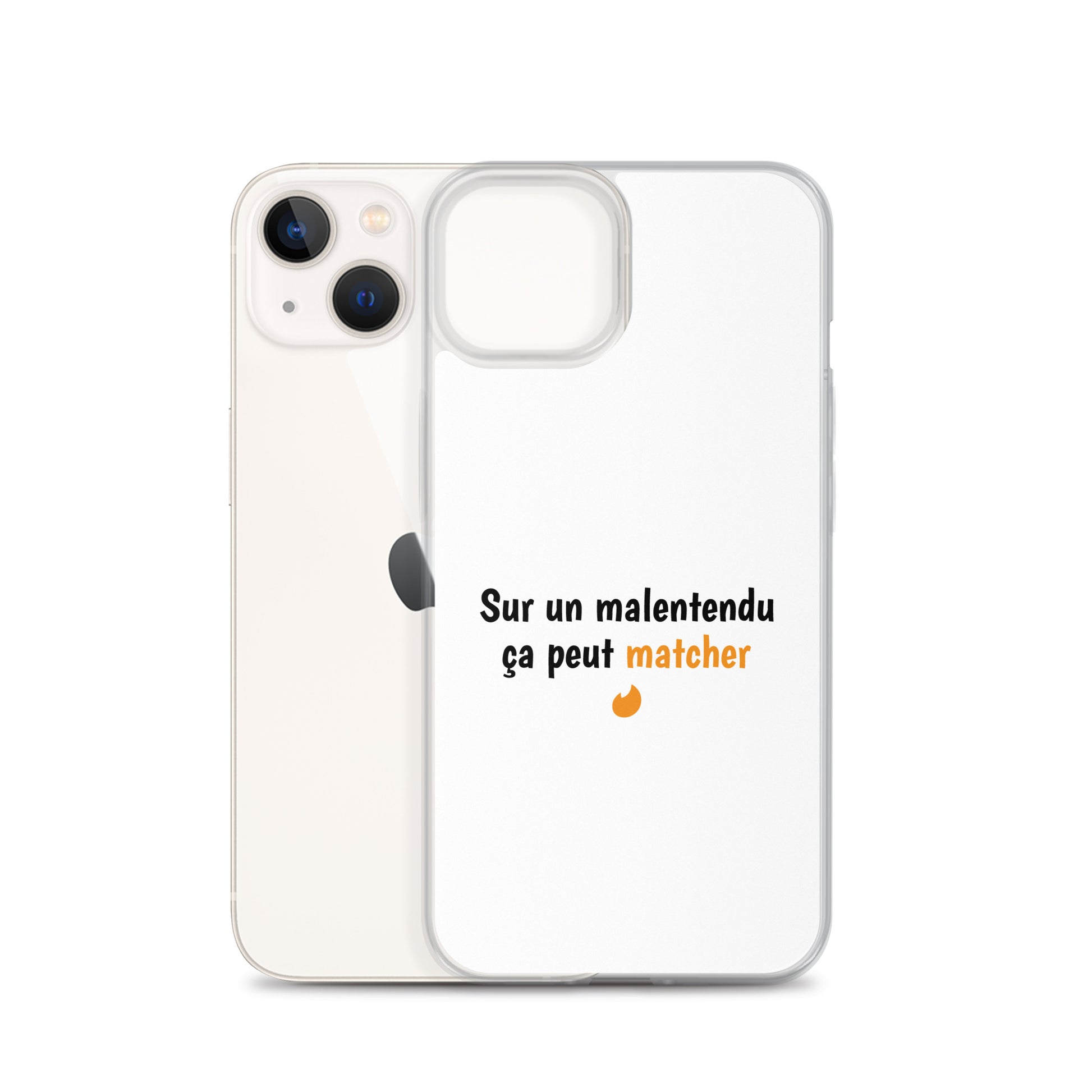 Coque iPhone Sur un malentendu ça peut matcher iPhone 13 - Sedurro