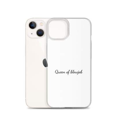 Coque iPhone Queen of blowjob iPhone 13 - Sedurro
