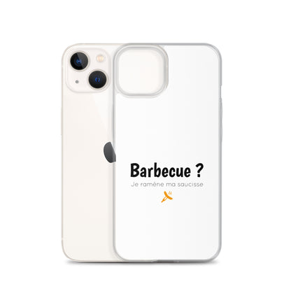 Coque iPhone Barbecue je ramène ma saucisse iPhone 13 - Sedurro