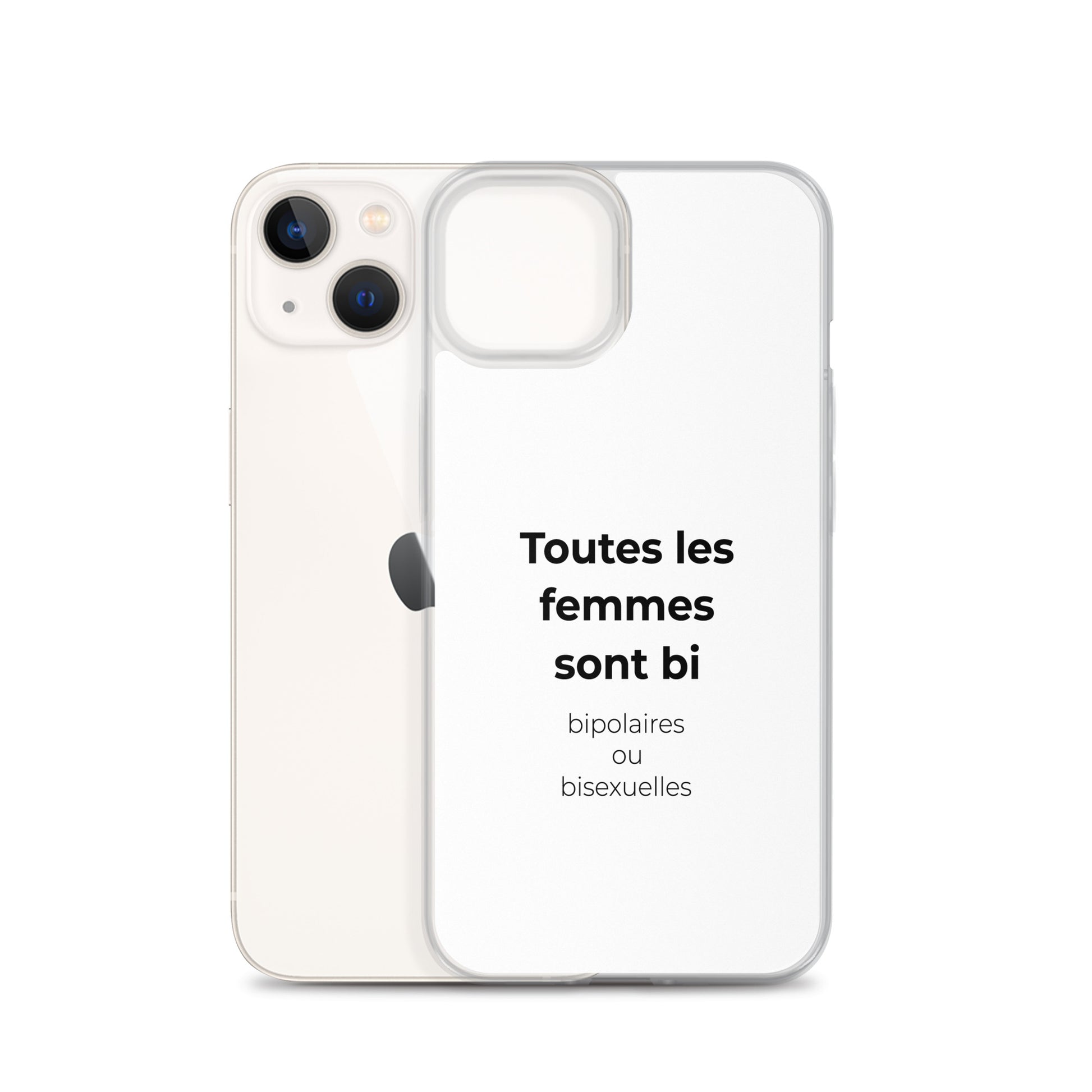 Coque iPhone Toutes les femmes sont bi bipolaires ou bisexuelles - Sedurro