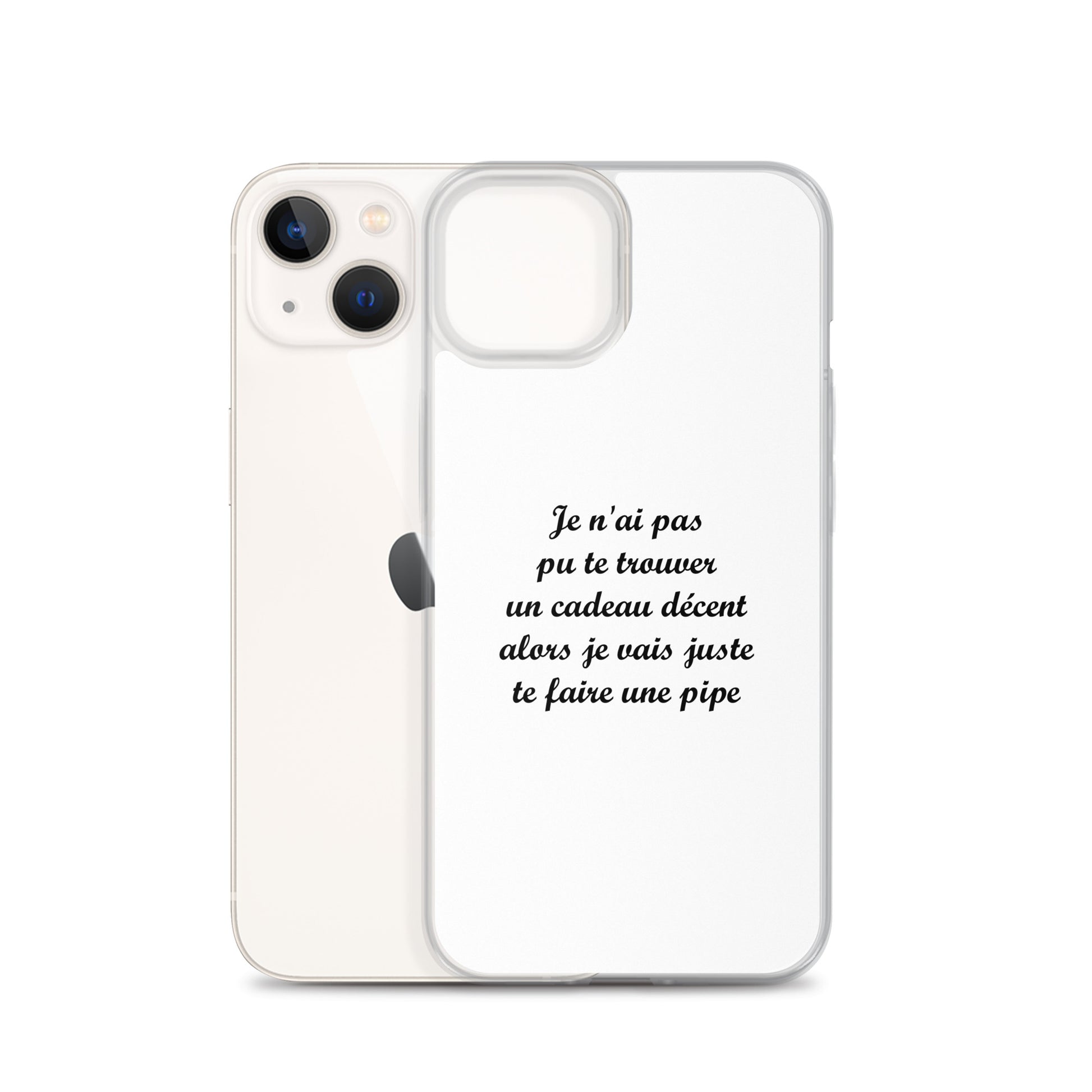 Coque iPhone Je n'ai pas pu te trouver un cadeau décent alors je vais juste te faire une pipe - Sedurro
