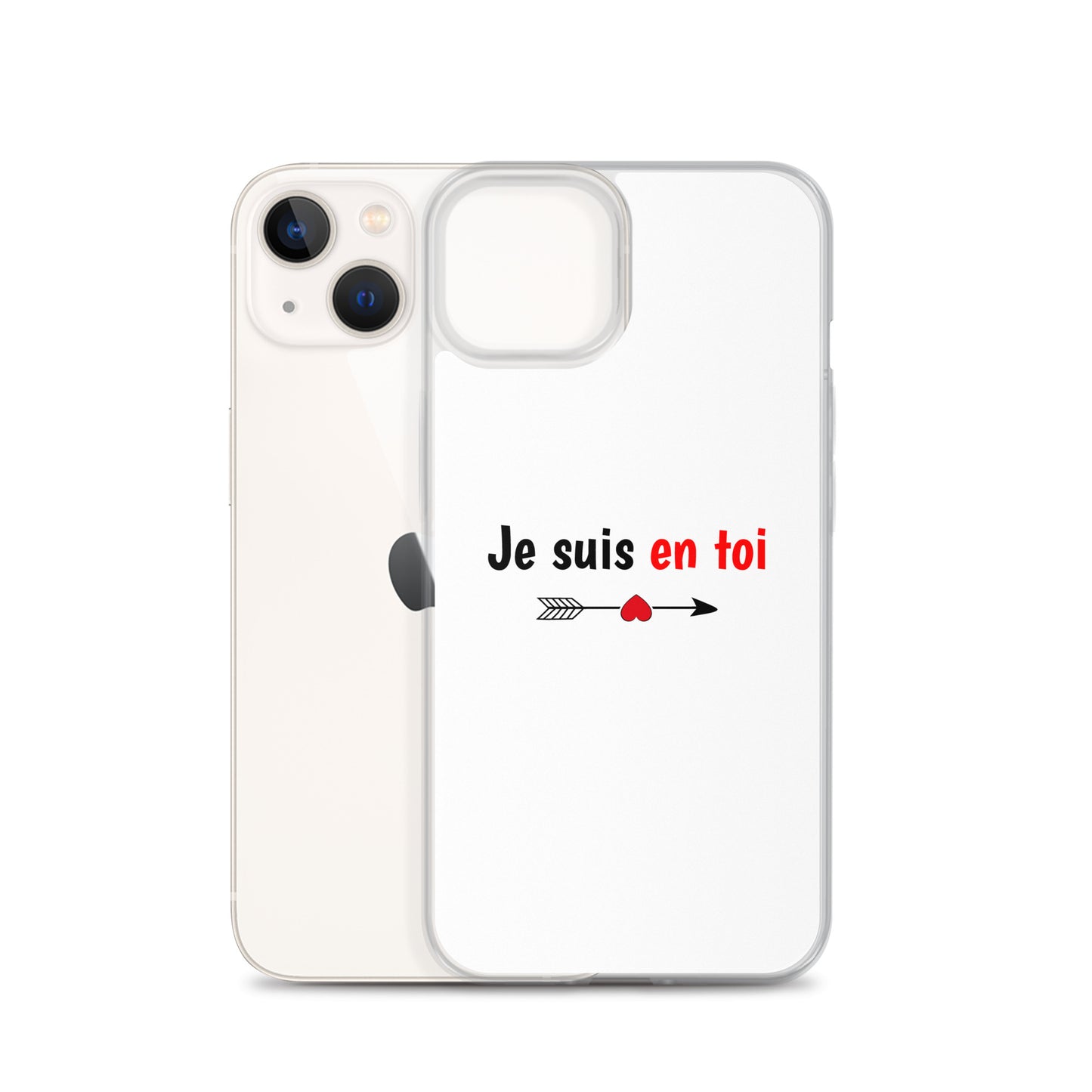 Coque iPhone Je suis en toi flèche cupidon - Sedurro
