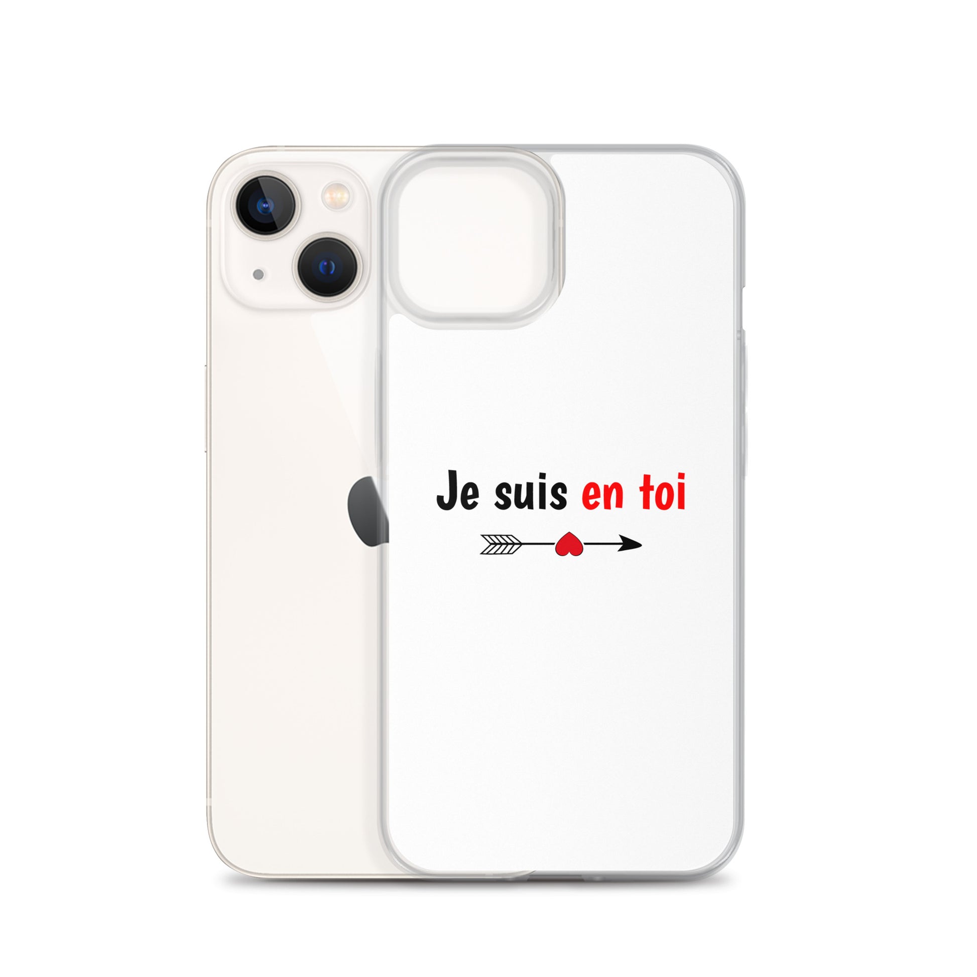Coque iPhone Je suis en toi flèche cupidon - Sedurro