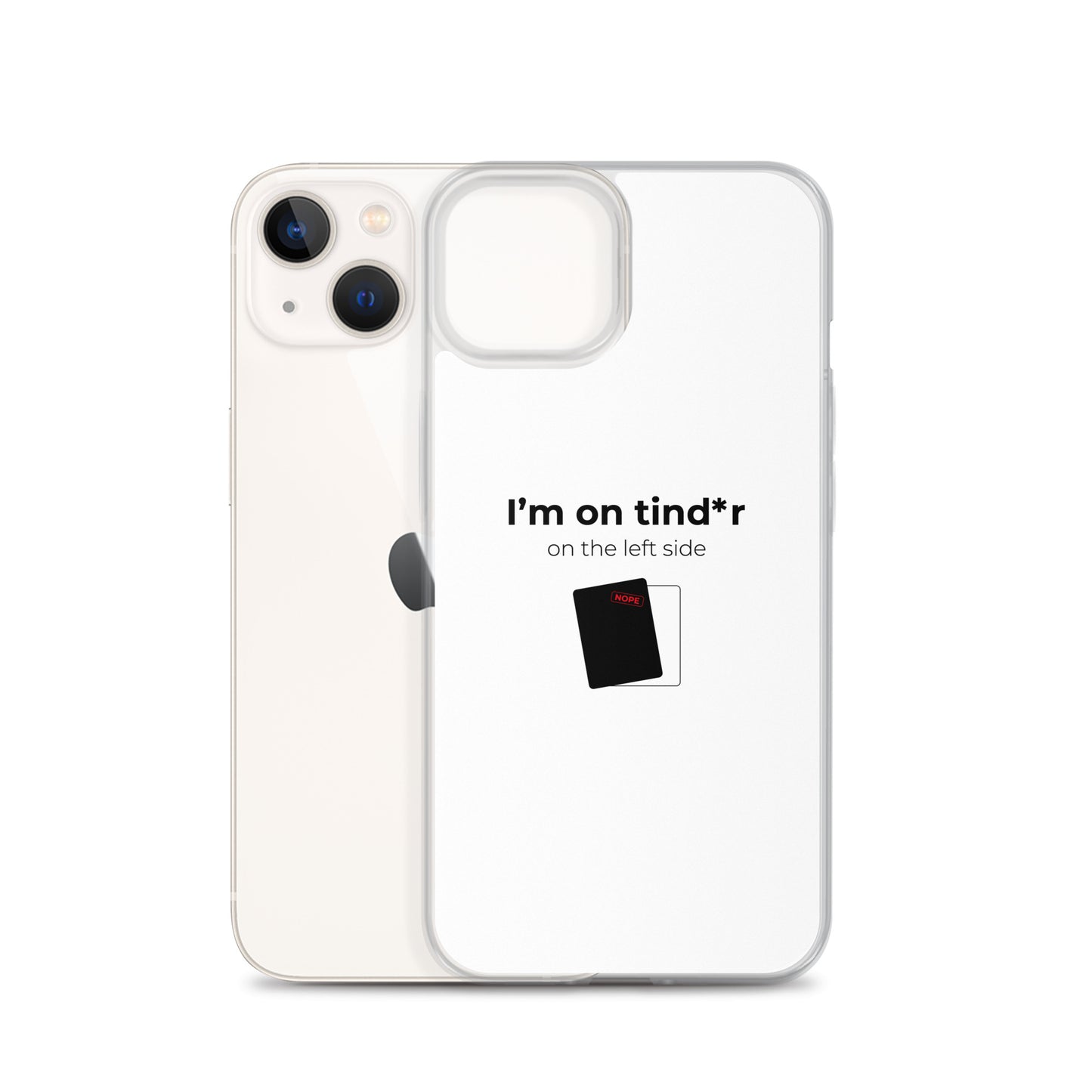 Coque iPhone I'm on tind*r on the left side - Sedurro
