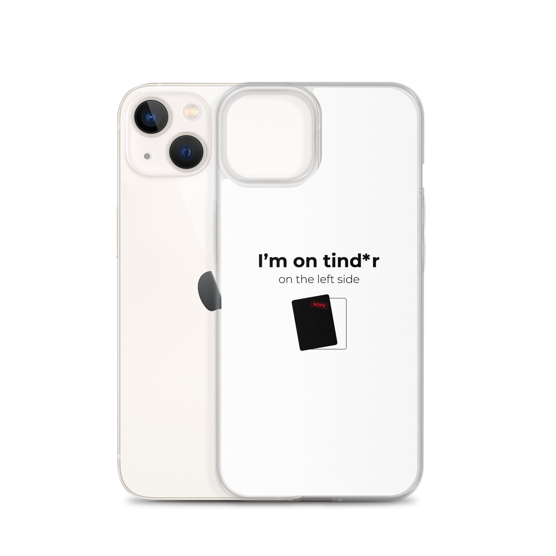 Coque iPhone I'm on tind*r on the left side - Sedurro