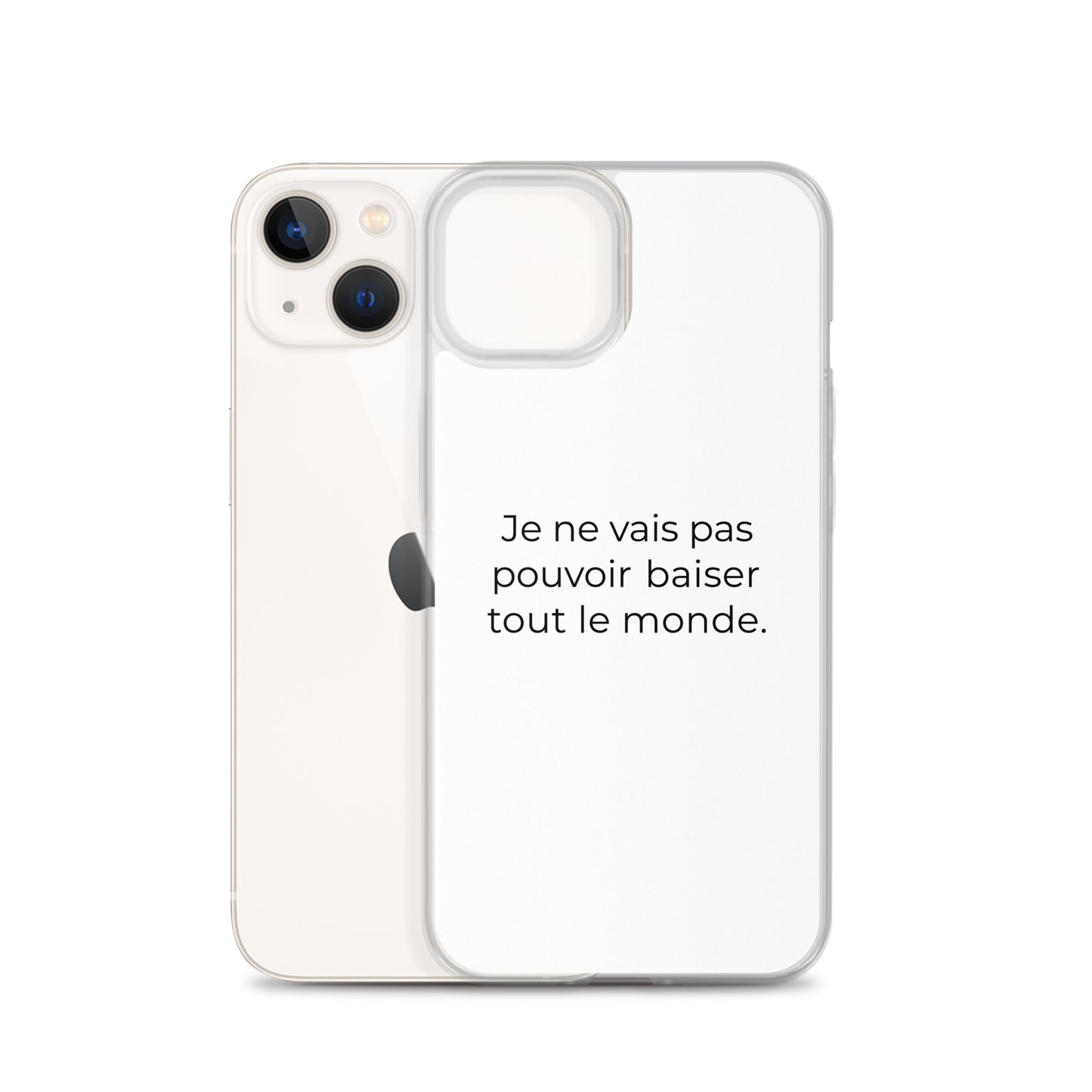 Coque iPhone Je ne vais pas pouvoir baiser tout le monde - Sedurro