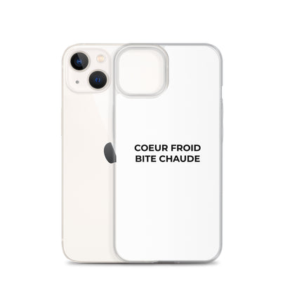 Coque iPhone Cœur froid bite chaude - Sedurro