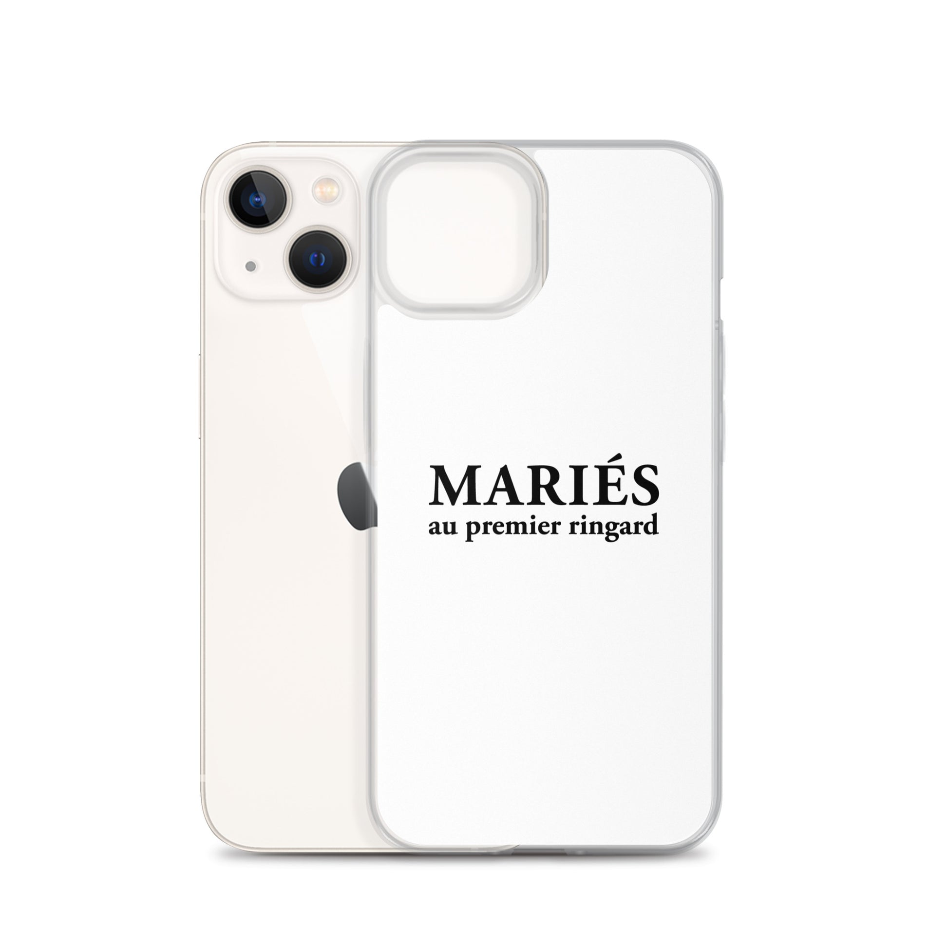 Coque iPhone Mariés au premier ringard - Sedurro