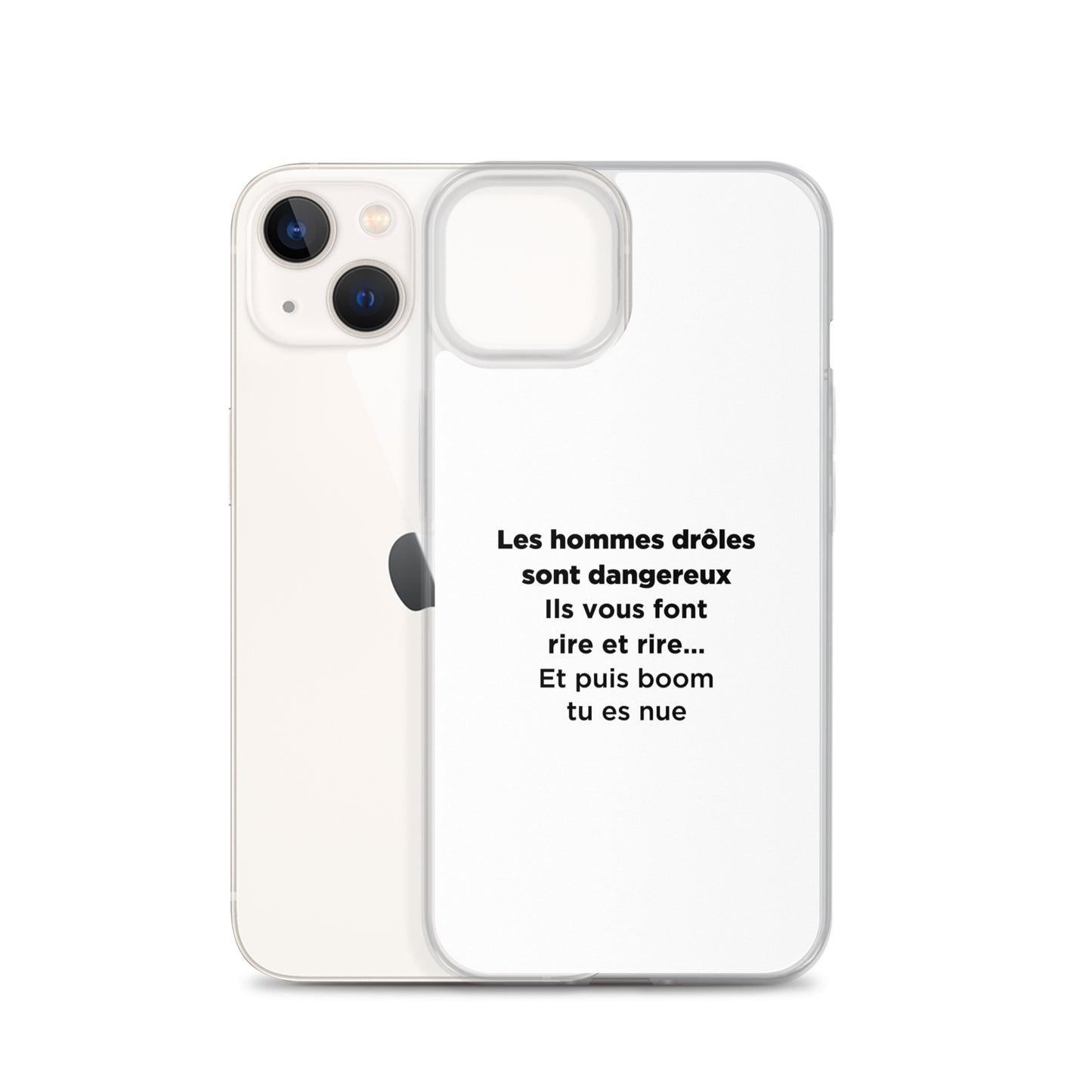 Coque iPhone Les hommes drôles sont dangereux - Sedurro