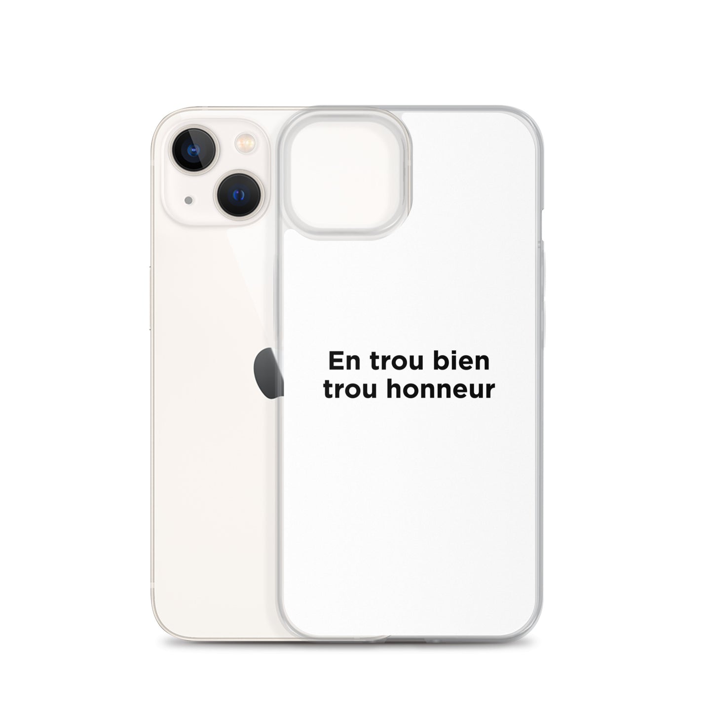 Coque iPhone En trou bien trou honneur - Sedurro