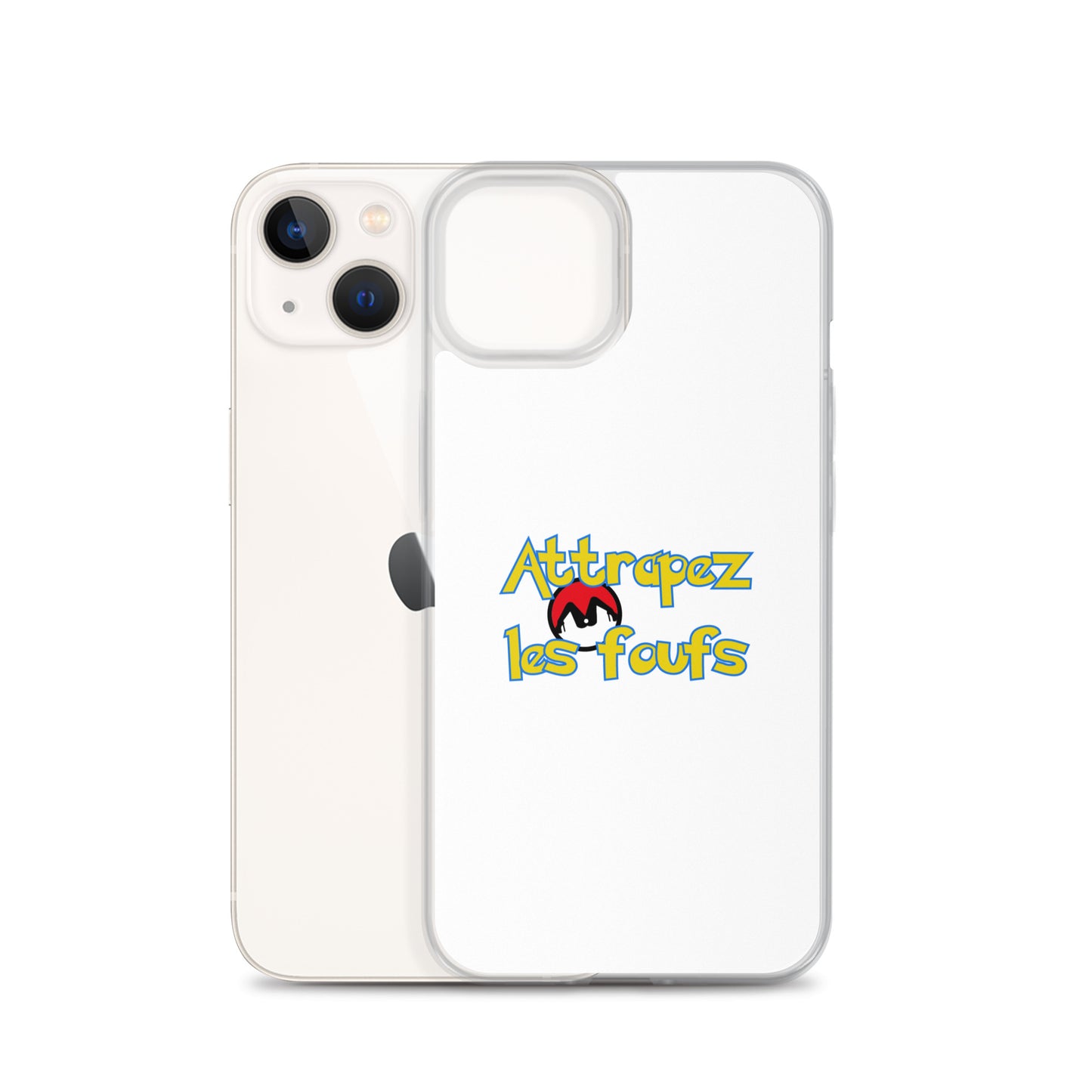 Coque iPhone Attrapez les foufs Pokeboule - Sedurro