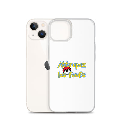 Coque iPhone Attrapez les foufs Pokeboule - Sedurro