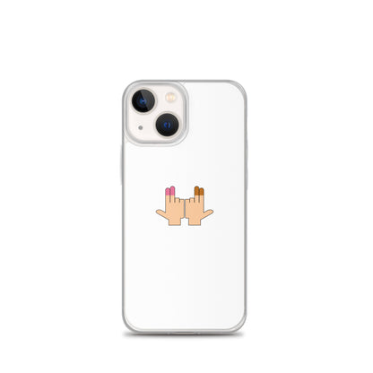 Coque iPhone DP Double péné signe du J seul iPhone 13 mini - Sedurro