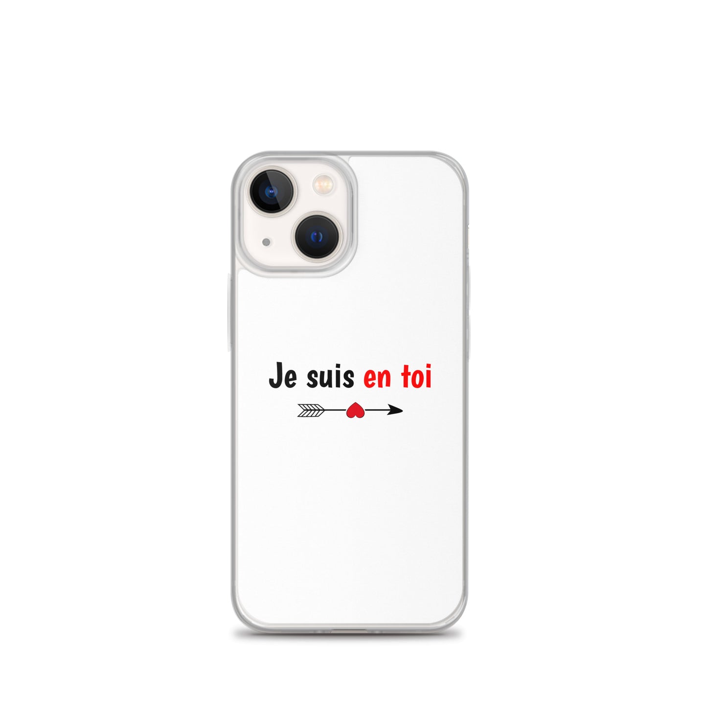 Coque iPhone Je suis en toi flèche cupidon iPhone 13 mini - Sedurro
