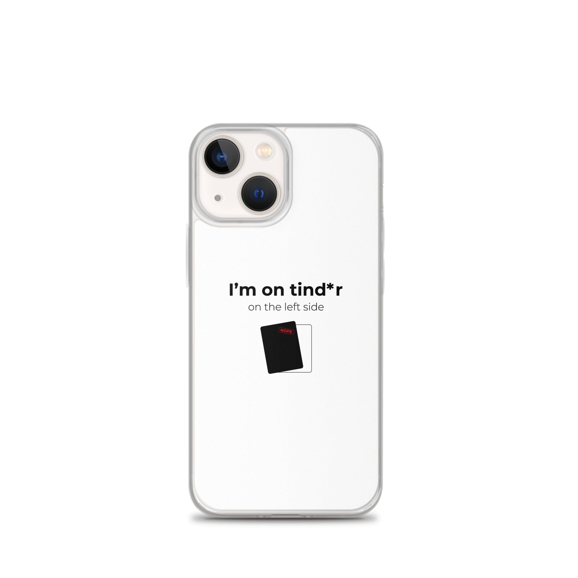 Coque iPhone I'm on tind*r on the left side iPhone 13 mini - Sedurro