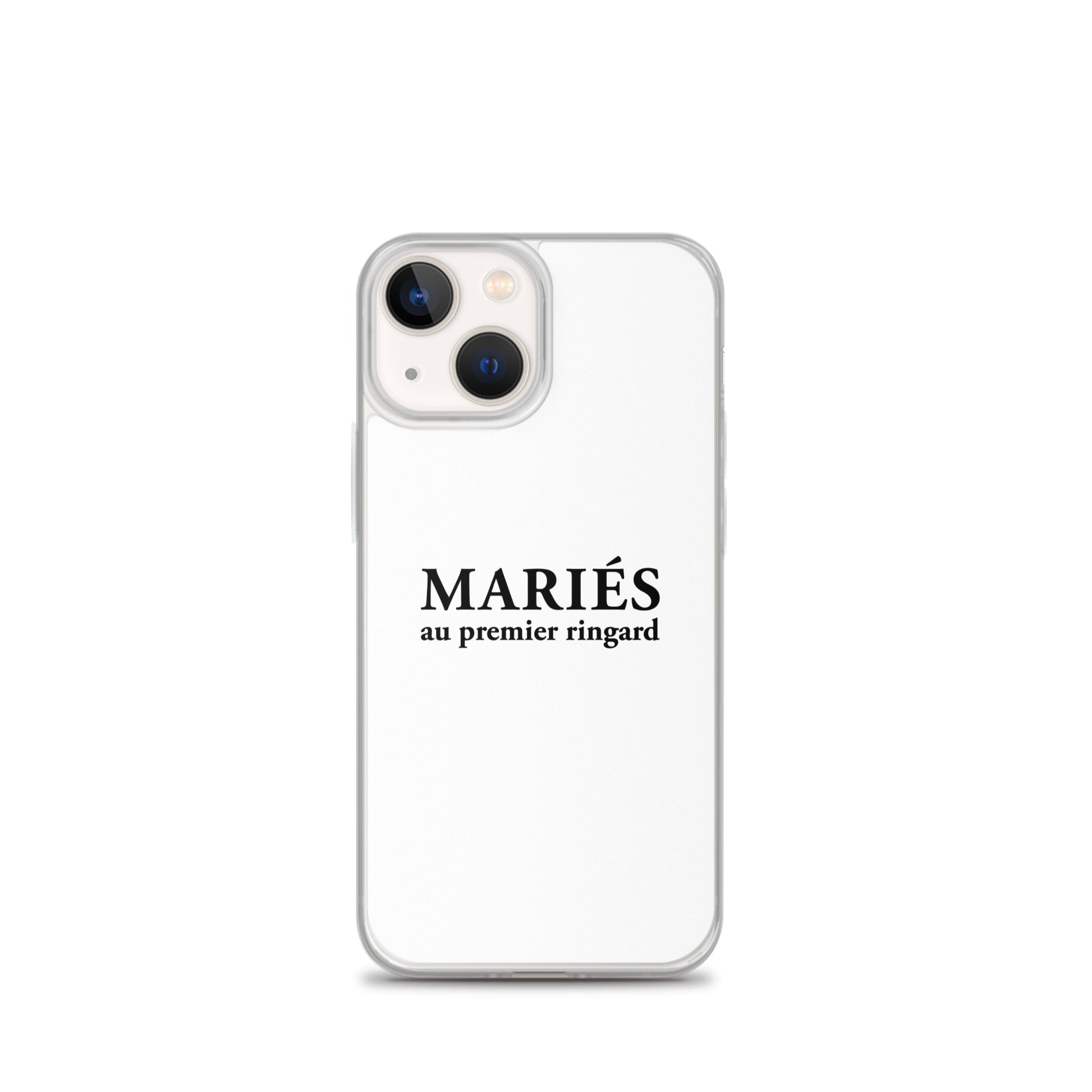 Coque iPhone Mariés au premier ringard iPhone 13 mini - Sedurro