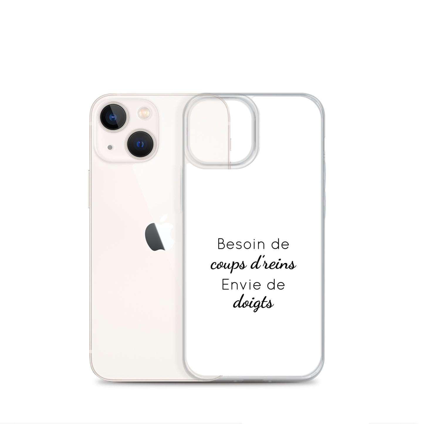 Coque iPhone Besoin de coups de reins envie de doigts iPhone 13 mini - Sedurro