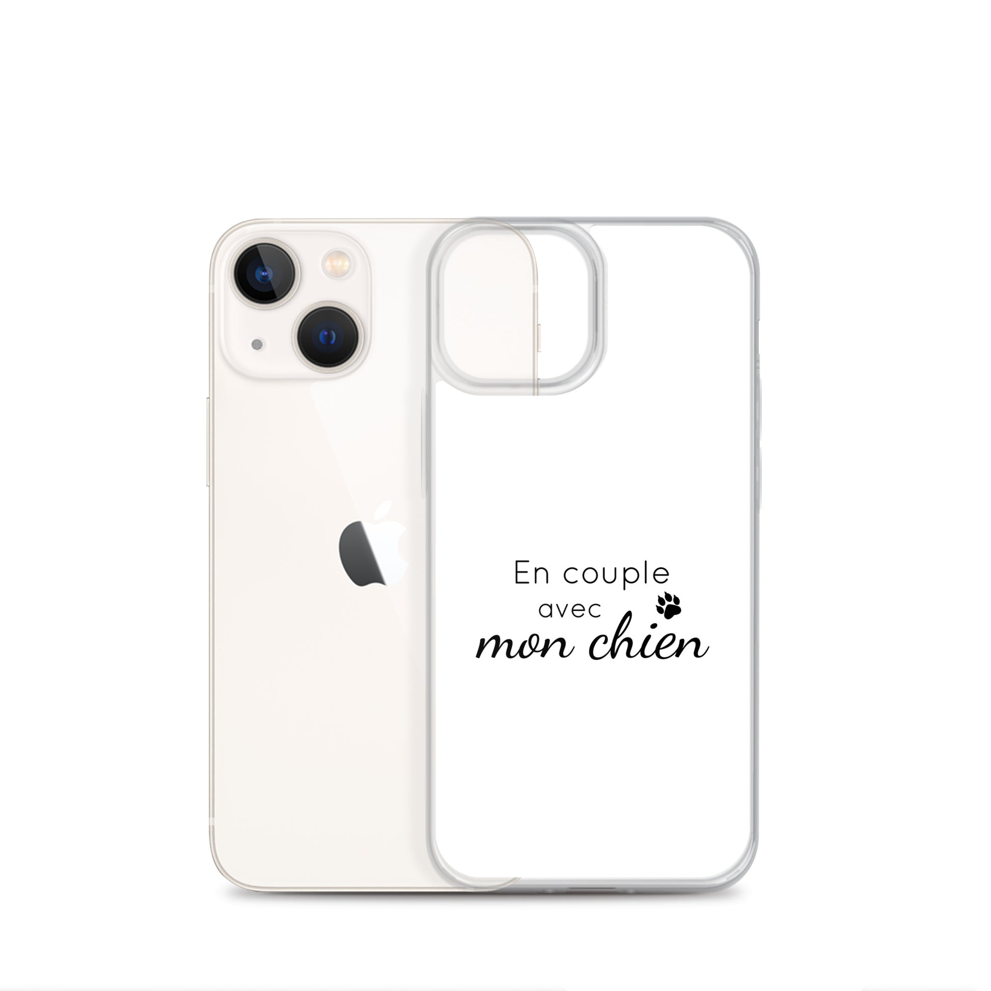 Coque iPhone En couple avec mon chien iPhone 13 mini - Sedurro