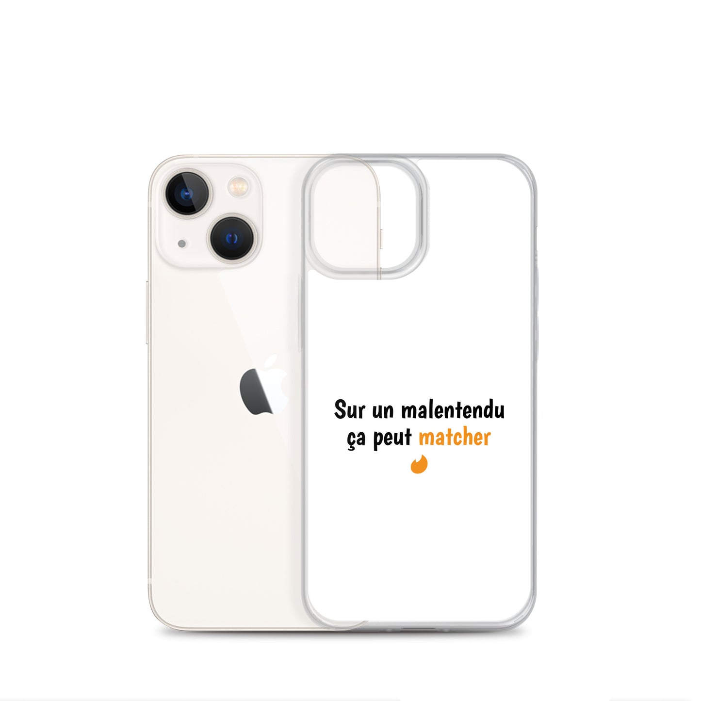 Coque iPhone Sur un malentendu ça peut matcher iPhone 13 mini - Sedurro