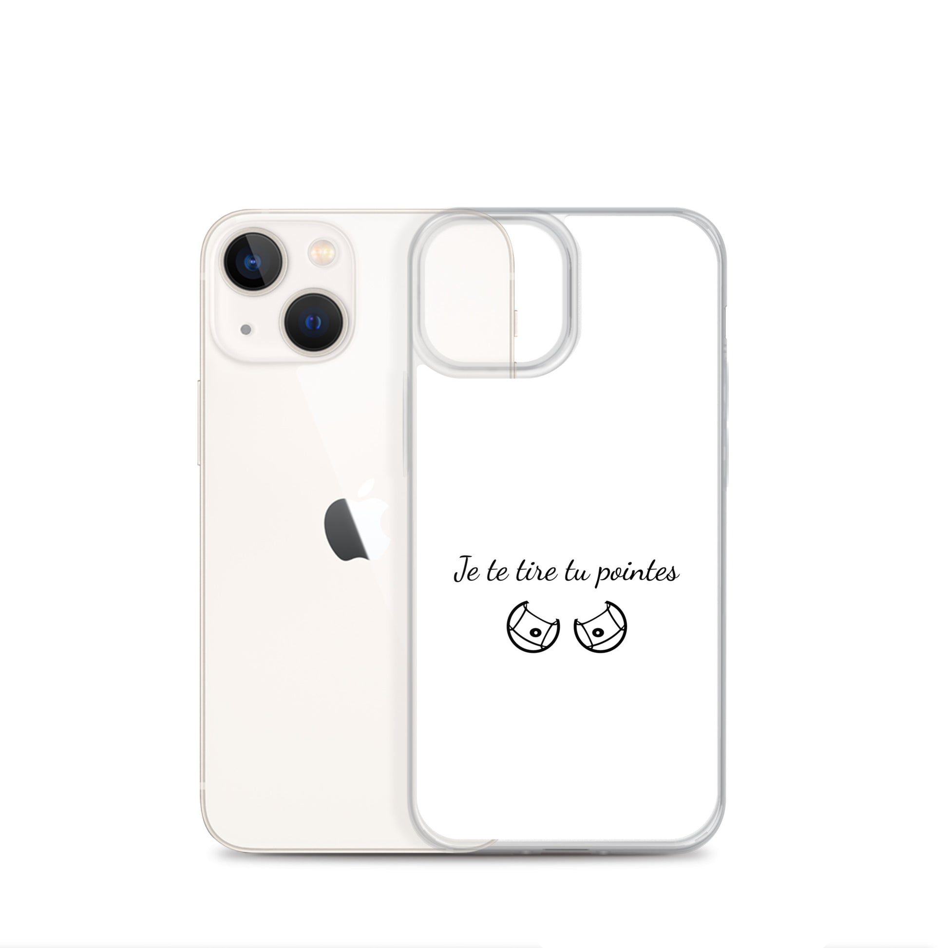 Coque iPhone Je te tire tu pointes iPhone 13 mini - Sedurro
