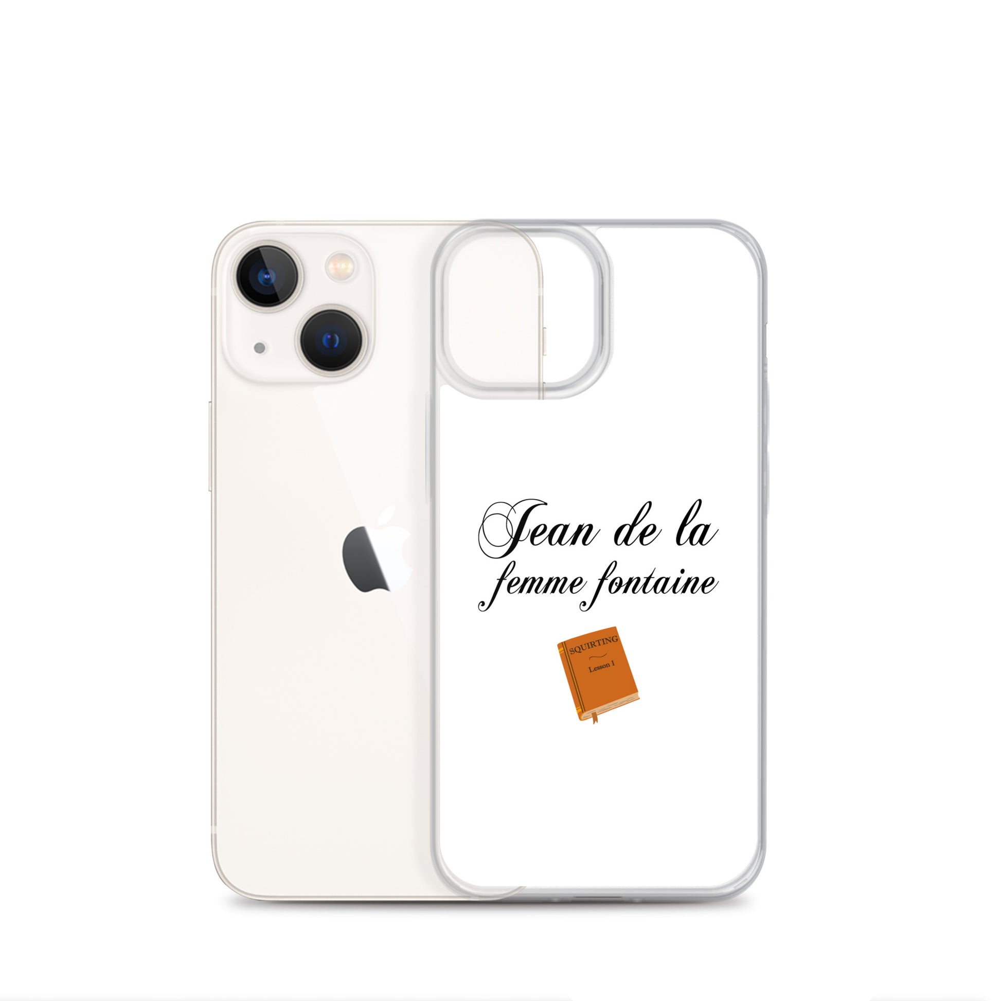 Coque iPhone Jean de la femme fontaine - Sedurro