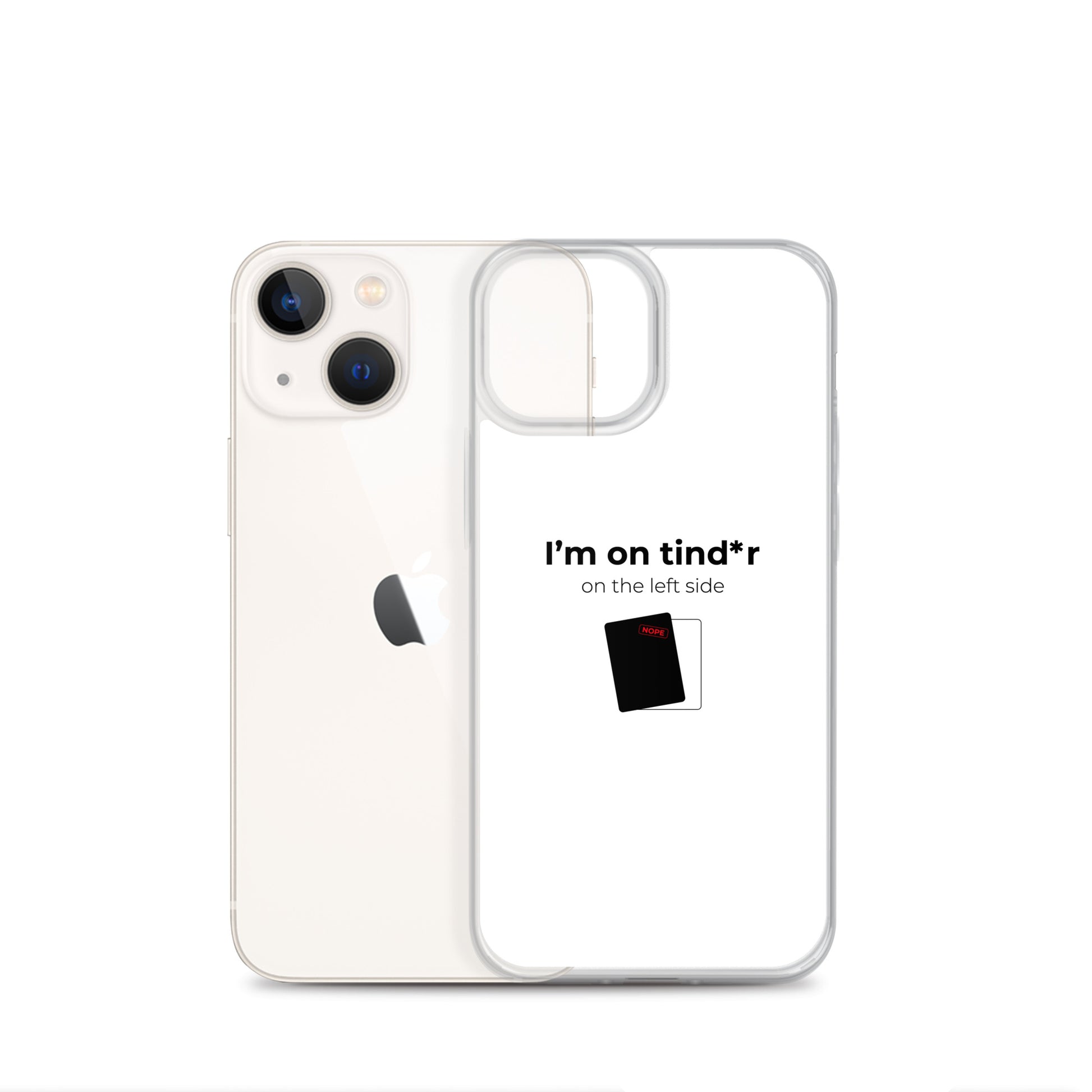 Coque iPhone I'm on tind*r on the left side - Sedurro