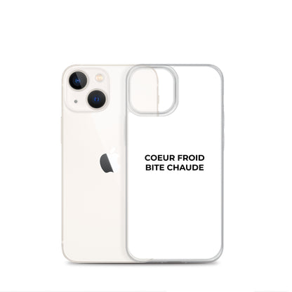 Coque iPhone Cœur froid bite chaude - Sedurro
