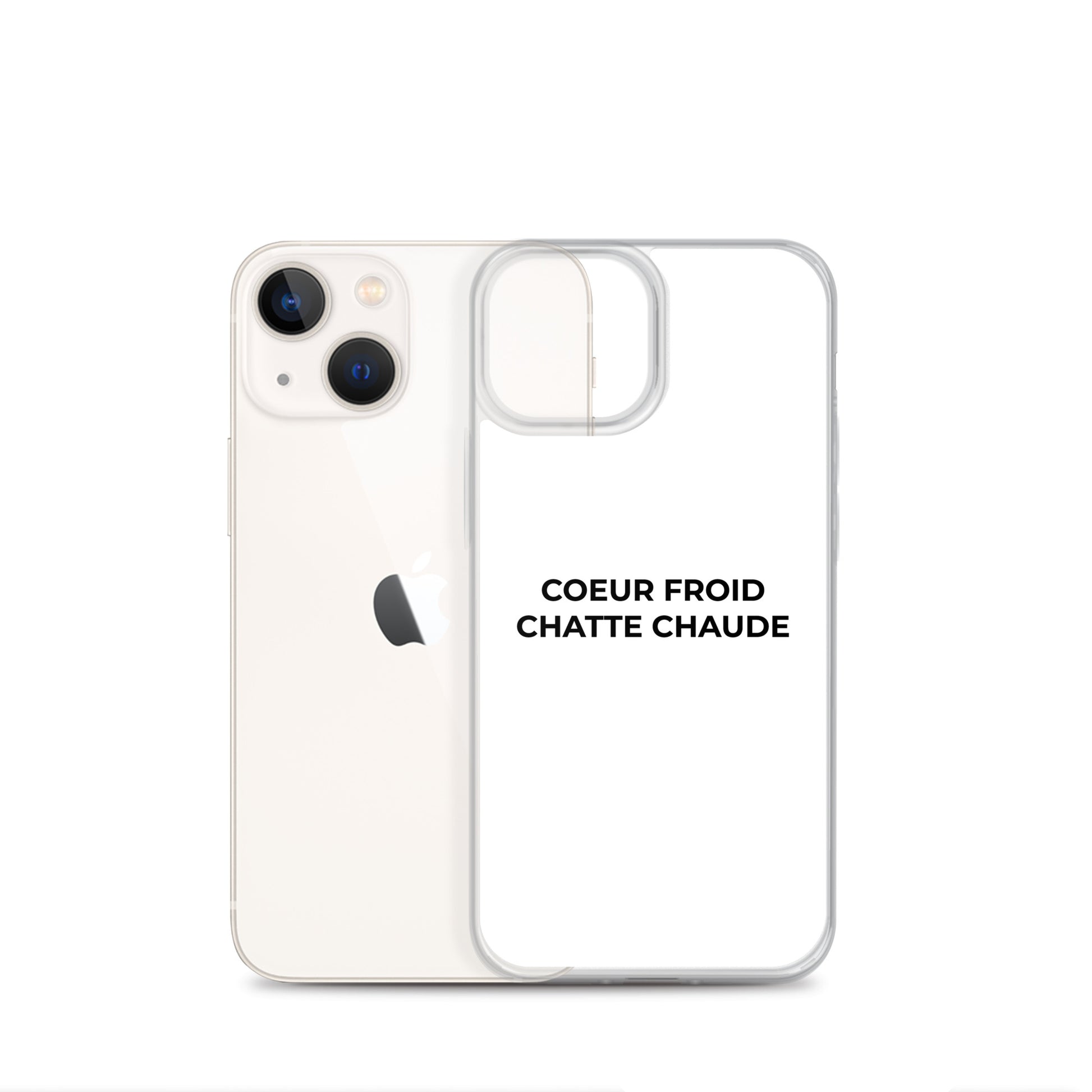 Coque iPhone Cœur froid chatte chaude - Sedurro