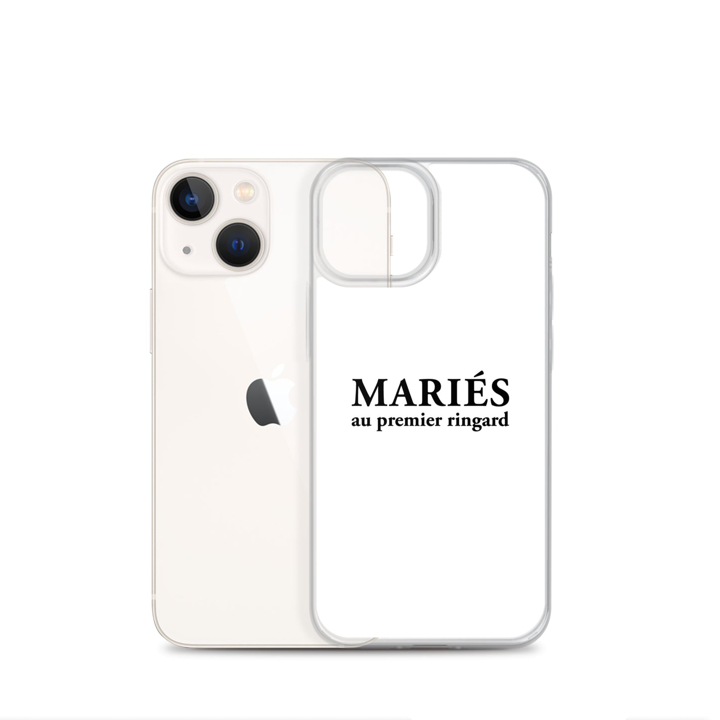 Coque iPhone Mariés au premier ringard - Sedurro