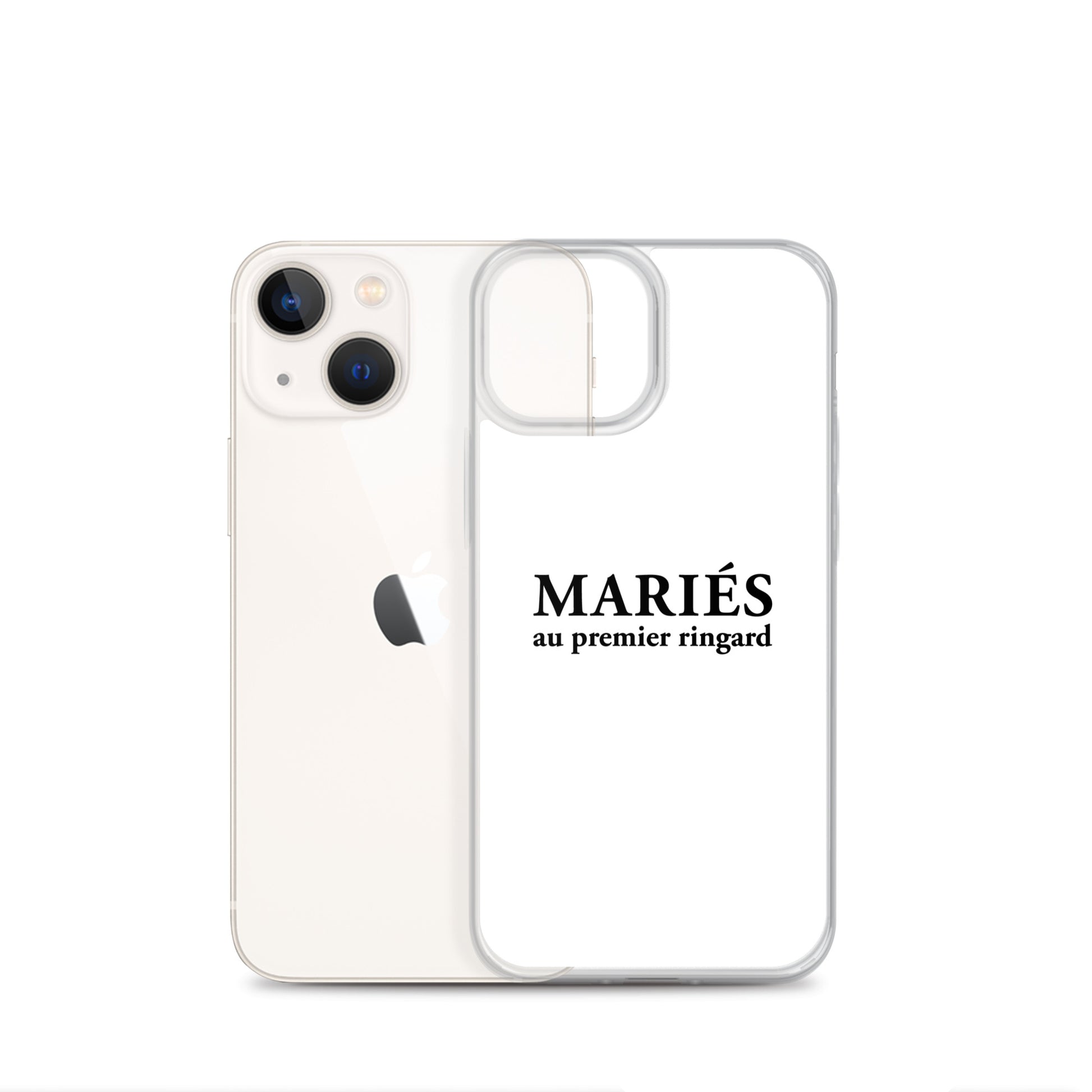 Coque iPhone Mariés au premier ringard - Sedurro