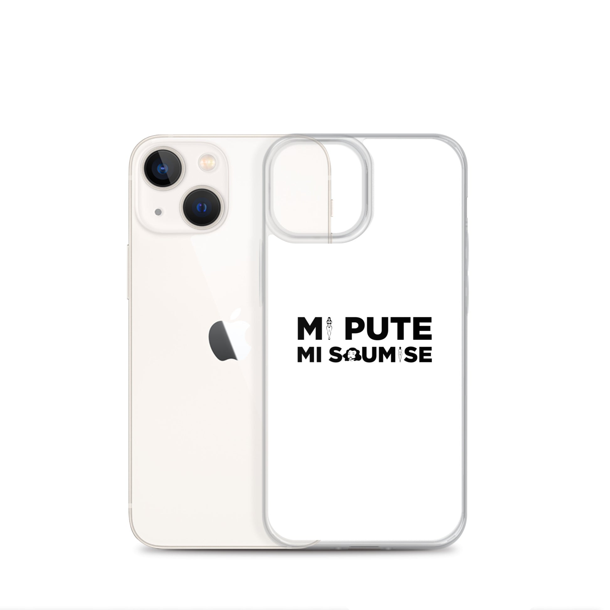 Coque iPhone Mi pute mi soumise - Sedurro