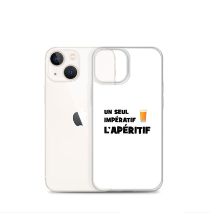 Coque iPhone Un seul impératif L'apéritif - Sedurro