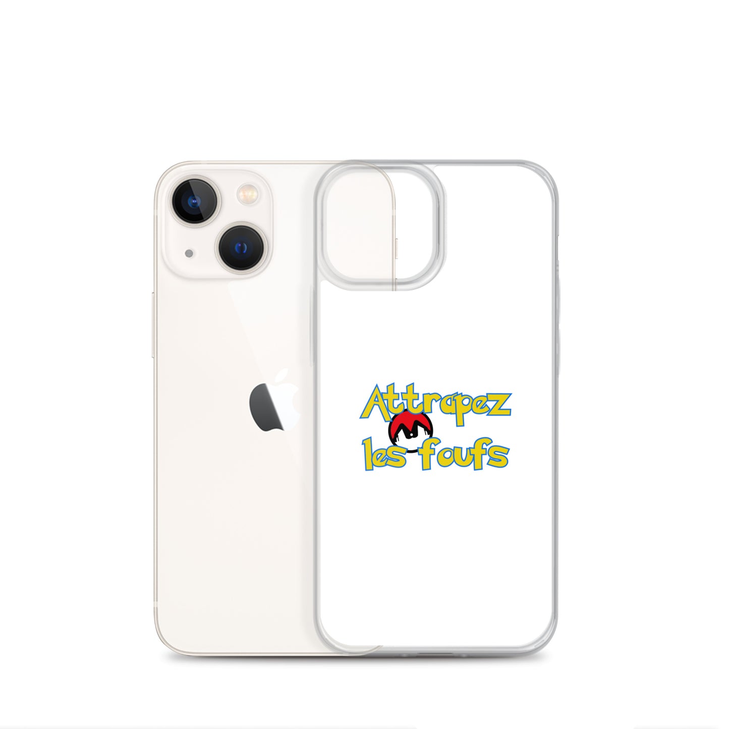 Coque iPhone Attrapez les foufs Pokeboule - Sedurro