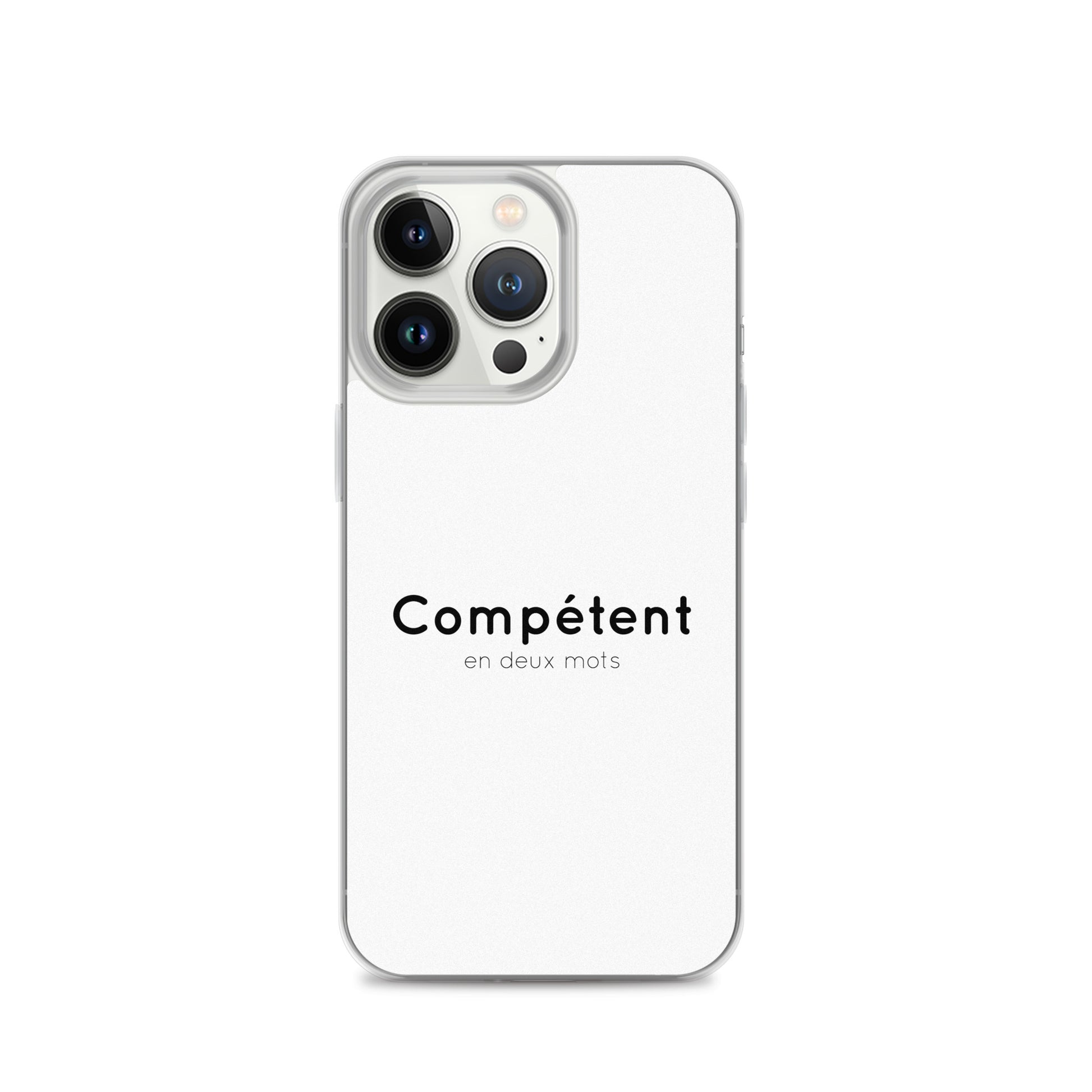 Coque iPhone Compétent en deux mots - Sedurro