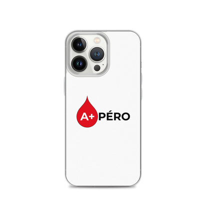 Coque iPhone Apéro groupe sanguin A+ iPhone 13 Pro - Sedurro