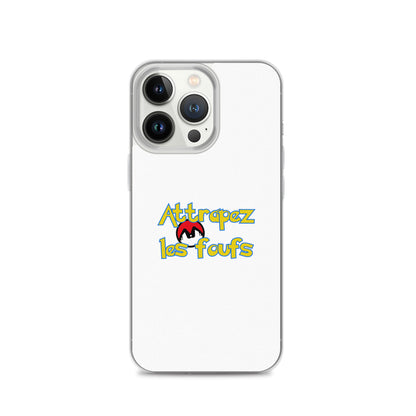Coque iPhone Attrapez les foufs Pokeboule - Sedurro
