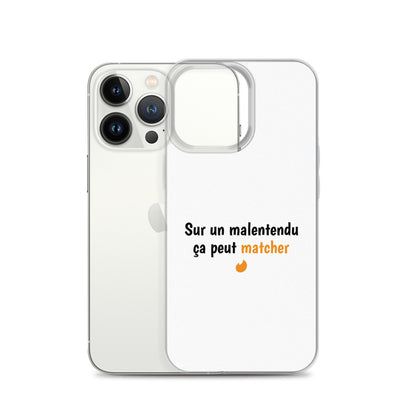 Coque iPhone Sur un malentendu ça peut matcher iPhone 13 Pro - Sedurro